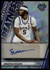 2025-26 Bowman University Best Greatness Awaits Autographs Sebastian Wilkins #GA-SW card