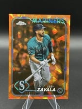 2024 Topps Chrome Update Sapphire Edition Base Set Seby Zavala #USCS180 card