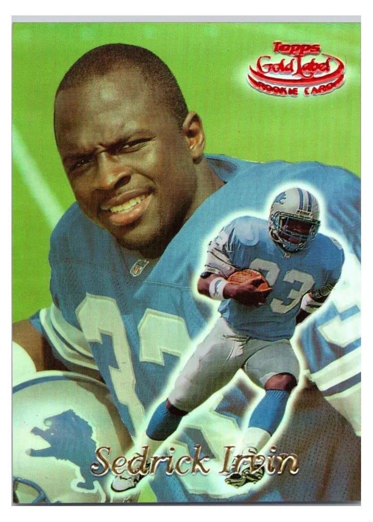1999 Topps Gold Label Sedrick Irvin #32 card