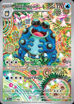 2025 Black Bolt Seismitoad #105 card