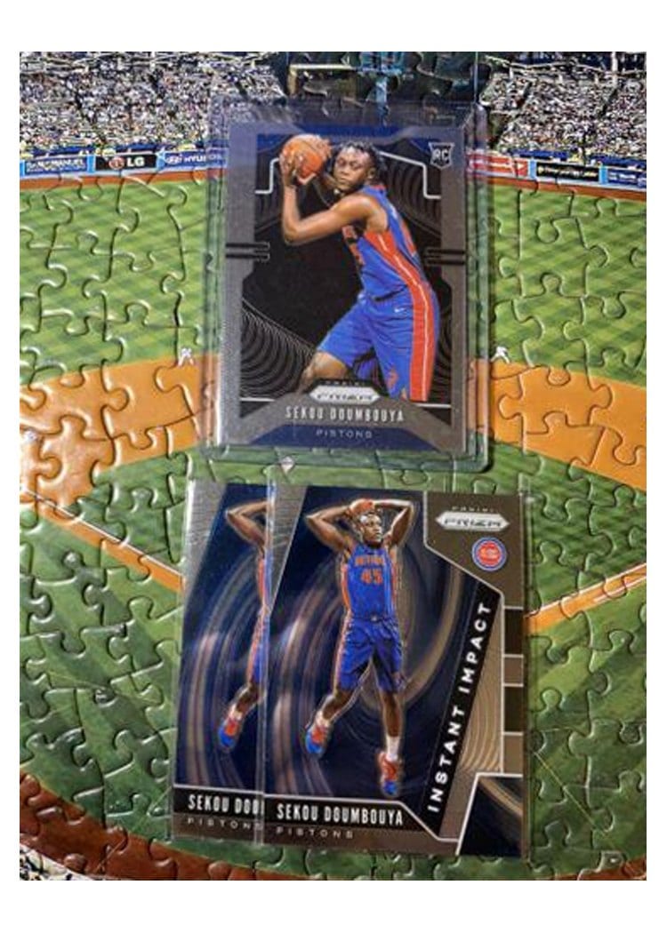 2019-20 Panini Prizm Base Set Sekou Doumbouya #261 card
