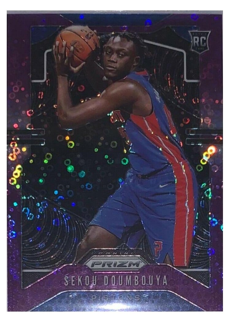 2019-20 Panini Prizm Base Set Sekou Doumbouya #261 card