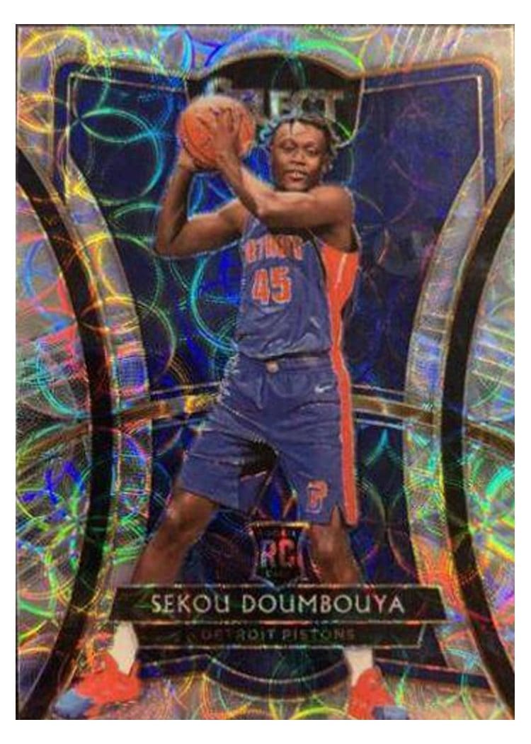 2019-20 Panini Select Base Set Sekou Doumbouya Scope Prizm #109 card