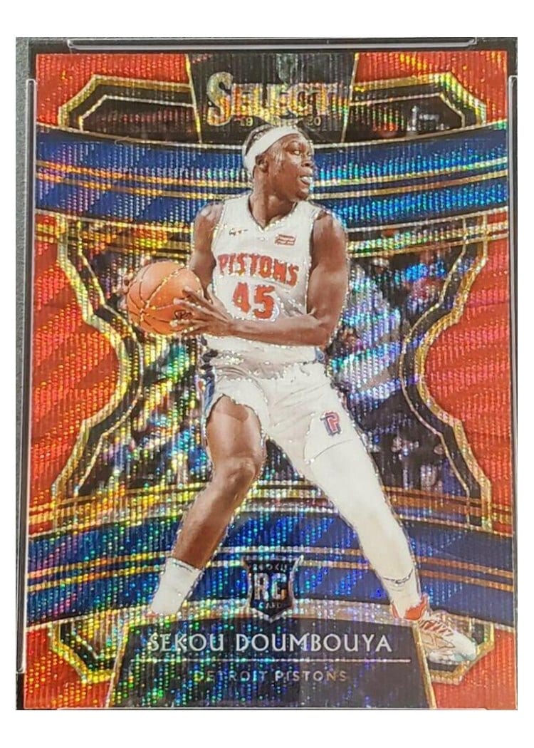 2019-20 Panini Select Base Set Sekou Doumbouya #71 card