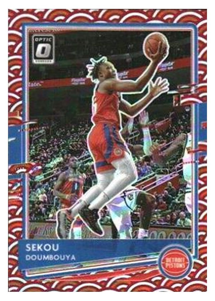2020-21 Donruss Optic Base Set Sekou Doumbouya #19 card