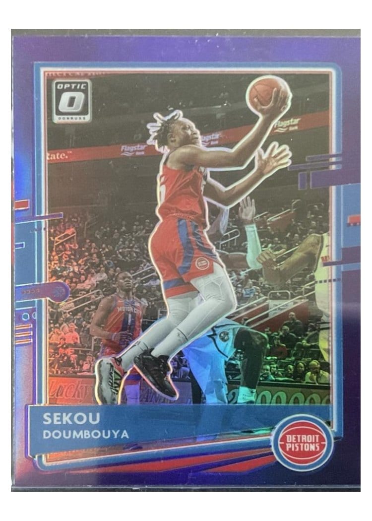 2020-21 Donruss Optic Base Set Sekou Doumbouya #19 card