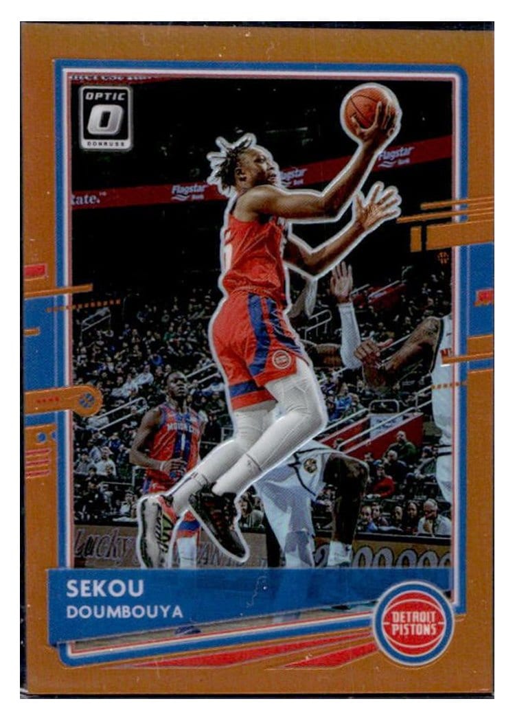 2020-21 Donruss Optic Base Set Sekou Doumbouya #19 card