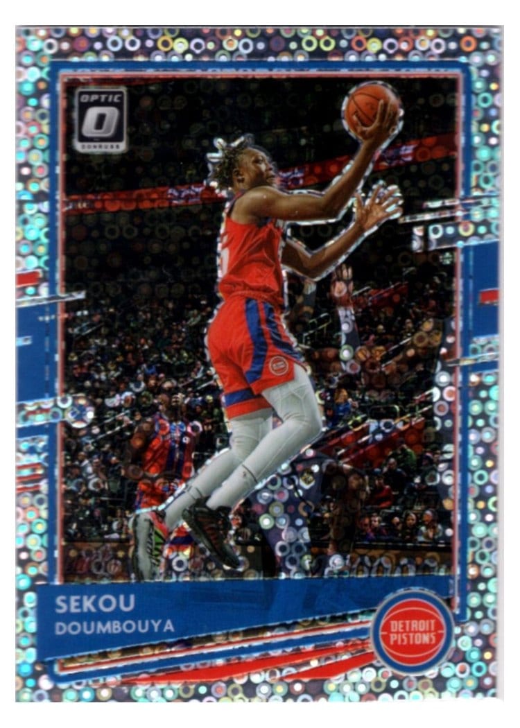 2020-21 Donruss Optic Base Set Sekou Doumbouya #19 card