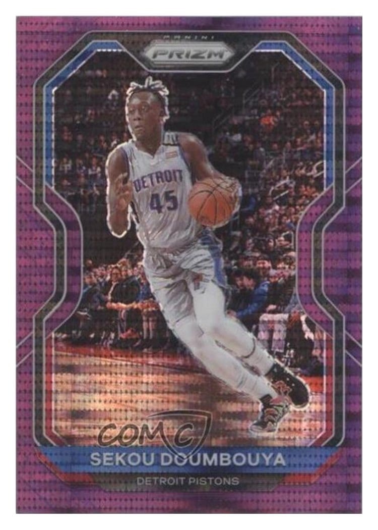 2020-21 Panini Prizm Base Set Sekou Doumbouya #58 card