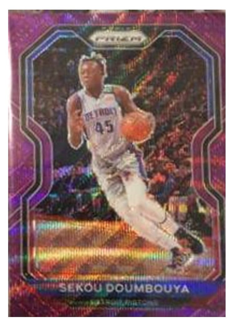 2020-21 Panini Prizm Base Set Sekou Doumbouya #58 card