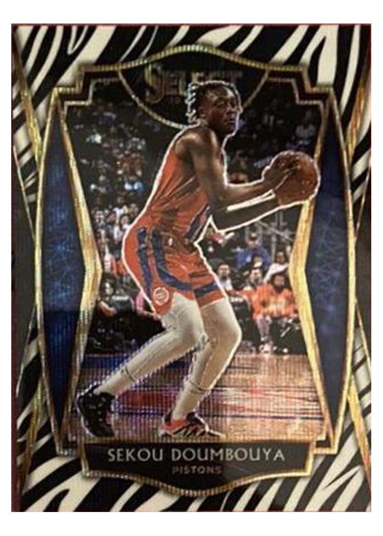 2020-21 Panini Select Base Set Sekou Doumbouya #107 card