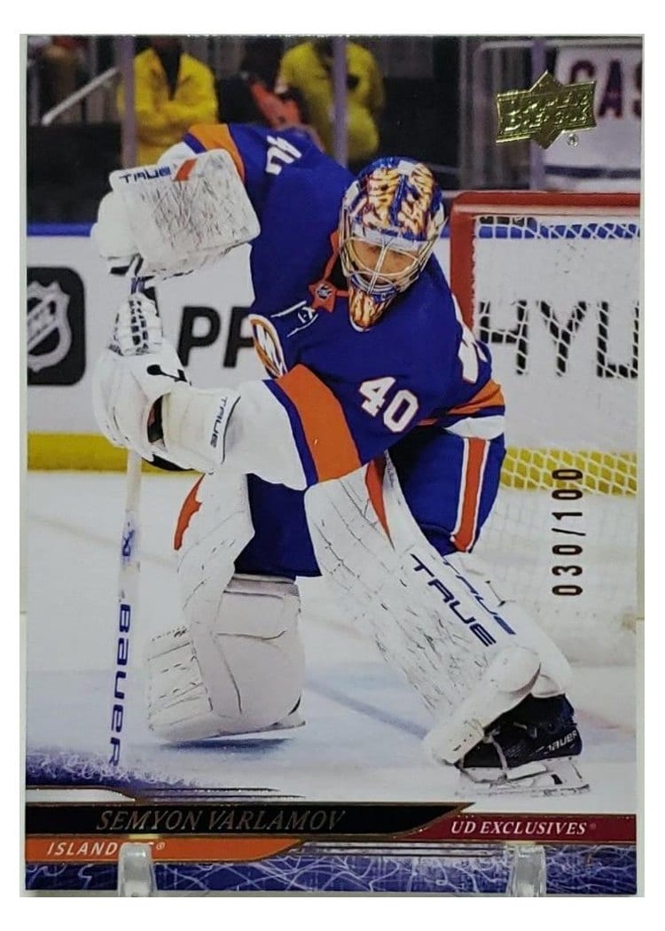2024-25 Upper Deck Base Set Semyon Varlamov #358 card