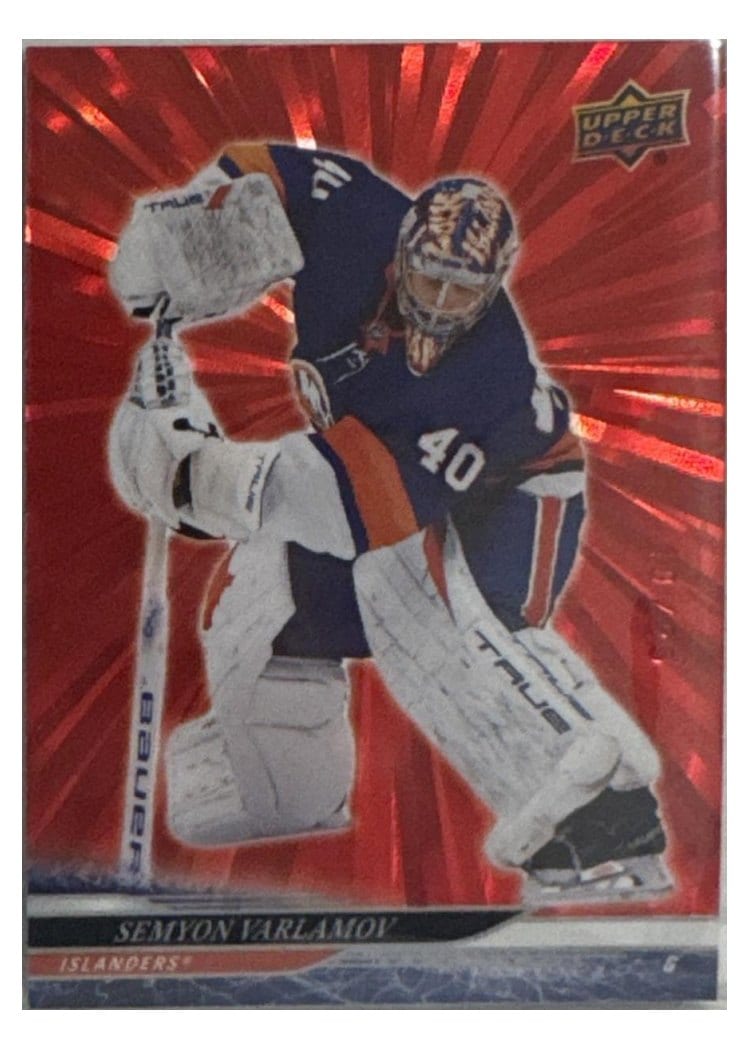 2024-25 Upper Deck Base Set Semyon Varlamov #358 card
