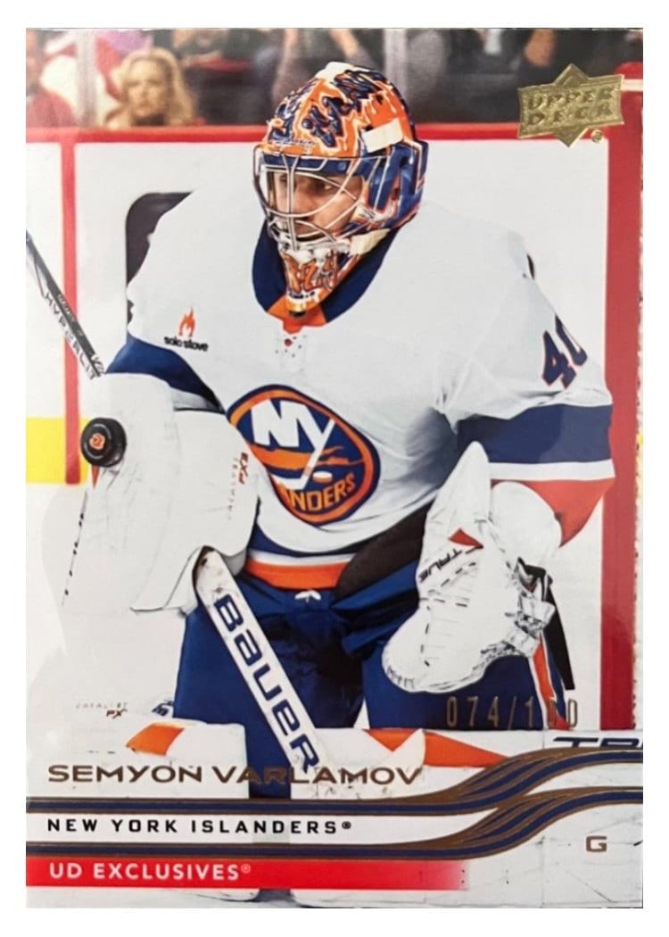 2025-26 Upper Deck Base Set Semyon Varlamov #108 card