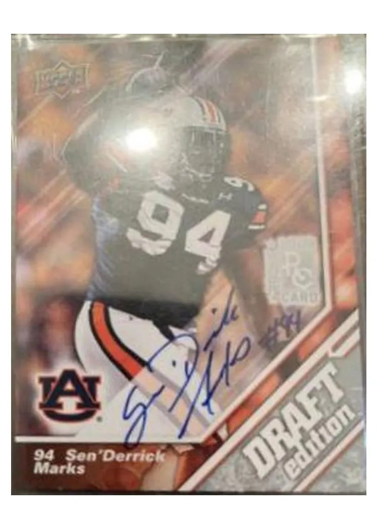2009 Upper Deck Draft Edition Sen'Derrick Marks #53 card