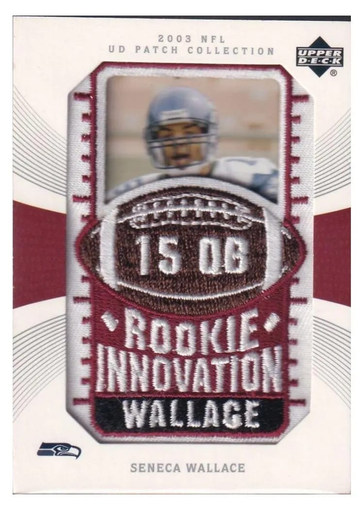2003 Upper Deck Patch Collection Seneca Wallace #128 card