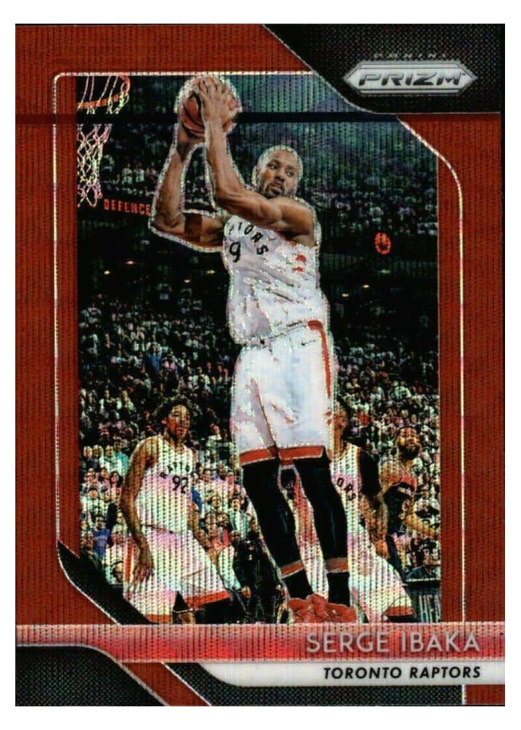 2018-19 Panini Prizm Base Set Serge Ibaka #73 card