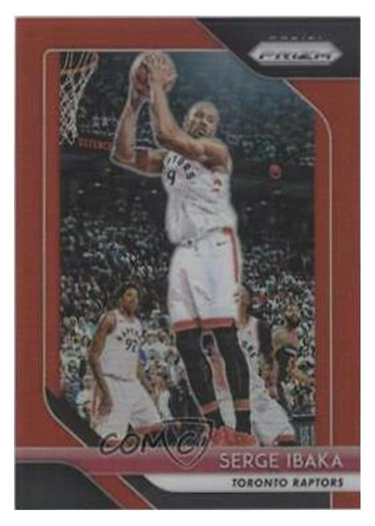 2018-19 Panini Prizm Base Set Serge Ibaka #73 card