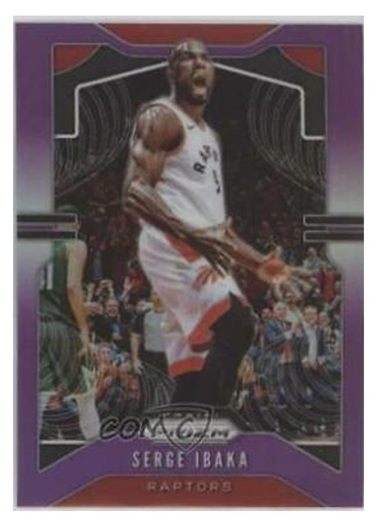 2019-20 Panini Prizm Base Set Serge Ibaka #154 card