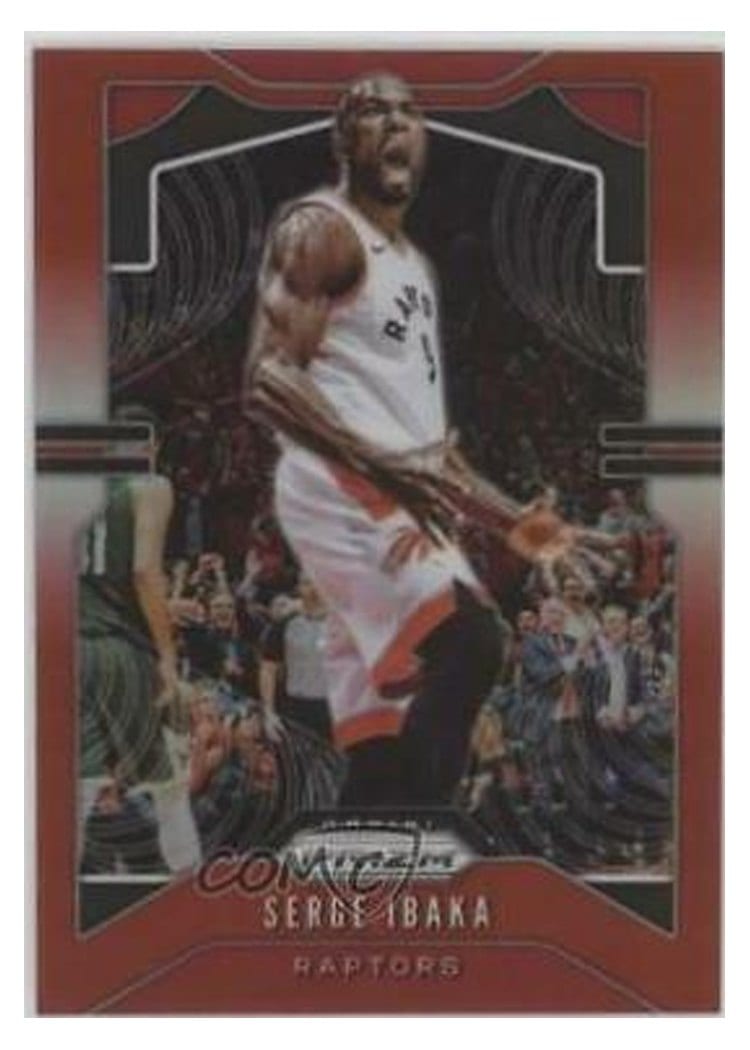 2019-20 Panini Prizm Base Set Serge Ibaka Red Prizm #154 card