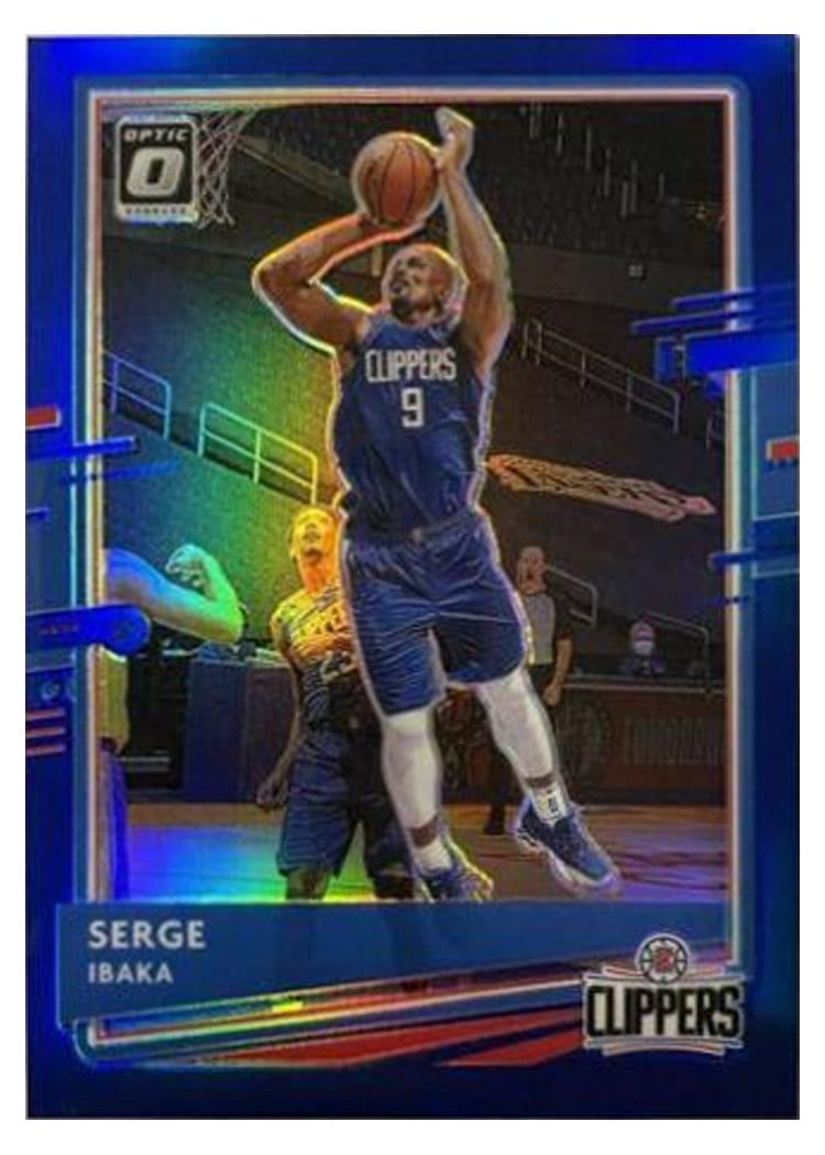 2020-21 Donruss Optic Base Set Serge Ibaka Blue #91 card