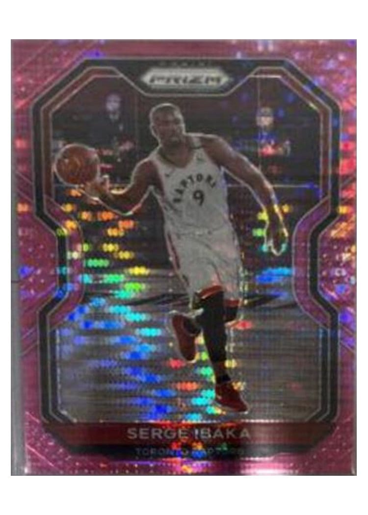 2020-21 Panini Prizm Base Set Serge Ibaka Pink Pulsar Prizm #246 card