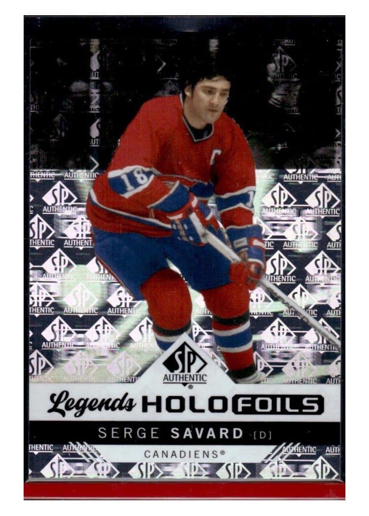 2024-25 SP Authentic Holofoil Legends Serge Savard #HFL-46 card