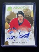 2024-25 Upper Deck The Cup Inked Impressions Serge Savard #II-SS card