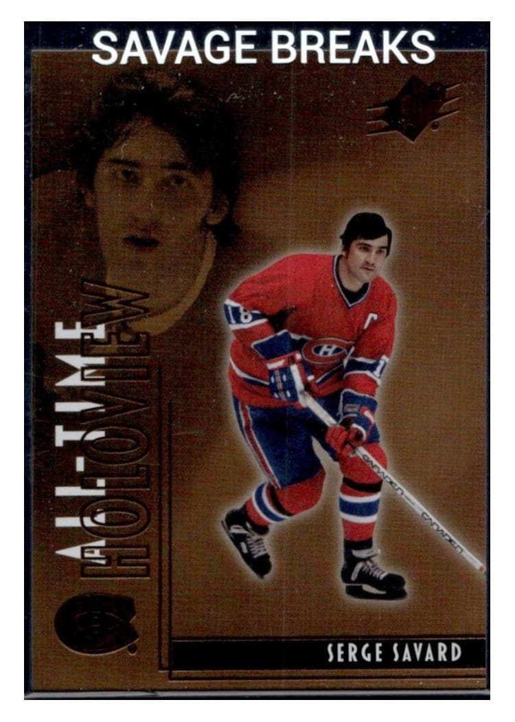 2025-26 SPx All-Time Holoview Serge Savard #ATG-SS card