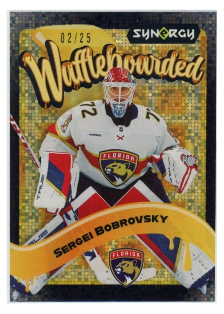2024-25 Upper Deck Synergy Waffleboarded Sergei Bobrovsky #WB-8 card