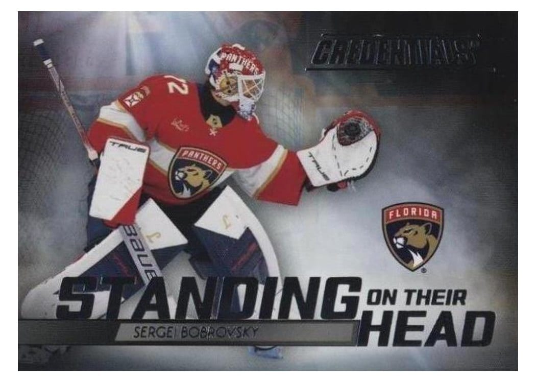 2025-26 Upper Deck Credentials Standing on Their Head Sergei Bobrovsky #SH-5 card