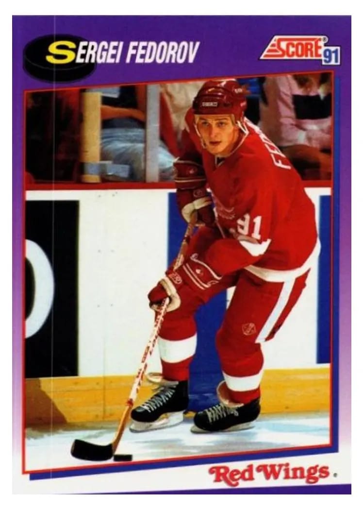 1991 Score American Sergei Fedorov #250 card