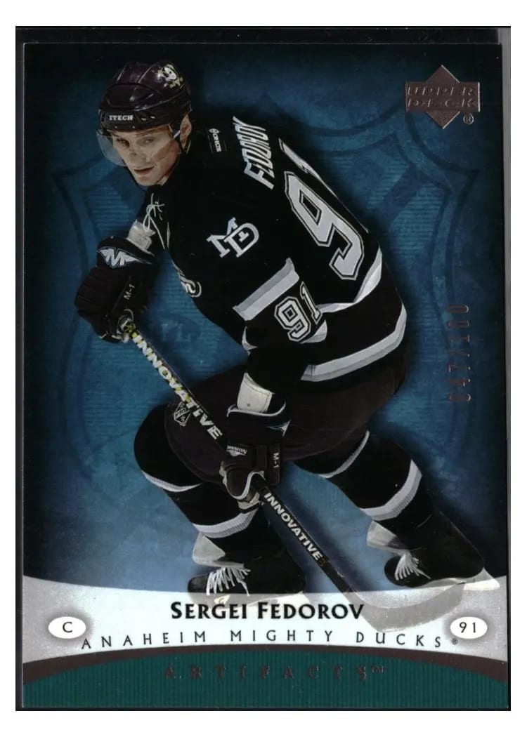 2005 Upper Deck Artifacts Sergei Fedorov #2 card