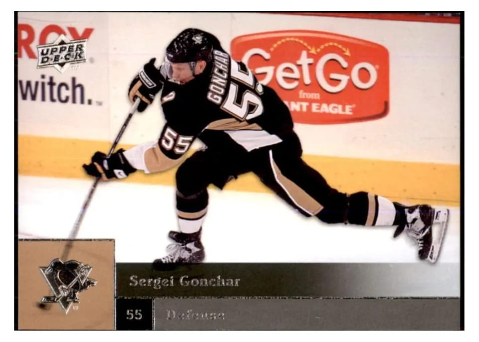 2009 Upper Deck Sergei Gonchar #45 card