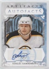 2023-24 Upper Deck Artifacts Autograph Facts Sergei Samsonov #AF-SS card
