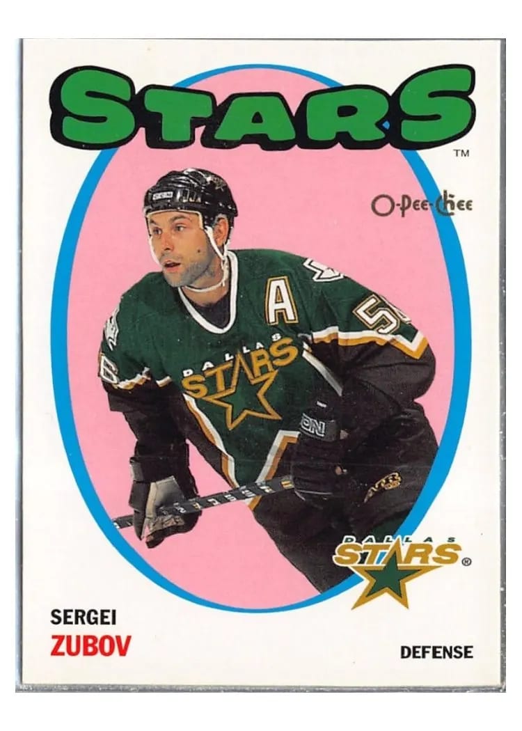 2001 O Pee Chee Sergei Zubov Heritage #17 card