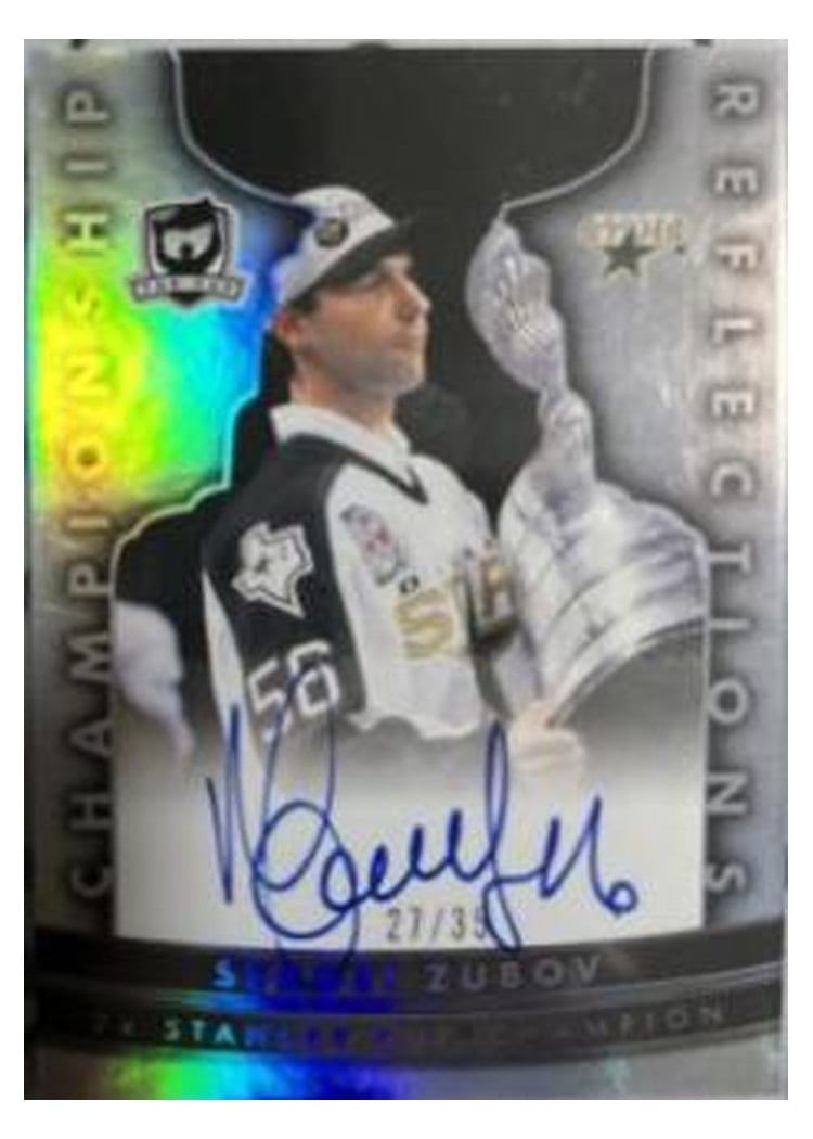 2022-23 Upper Deck The Cup Championship Reflections Sergei Zubov #CR-SZ card