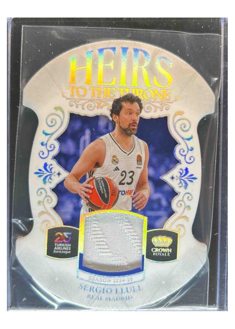 2024 Panini Crown Royale Euroleague Heirs to the Throne Sergio Llull #18 card