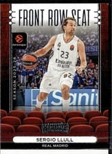 2025-26 Panini Contenders EuroLeague Front Row Seat Sergio Llull #14