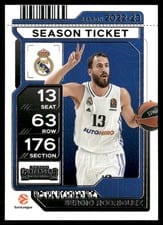 2025-26 Panini Contenders EuroLeague Base Season Ticket Sergio Rodriguez #78