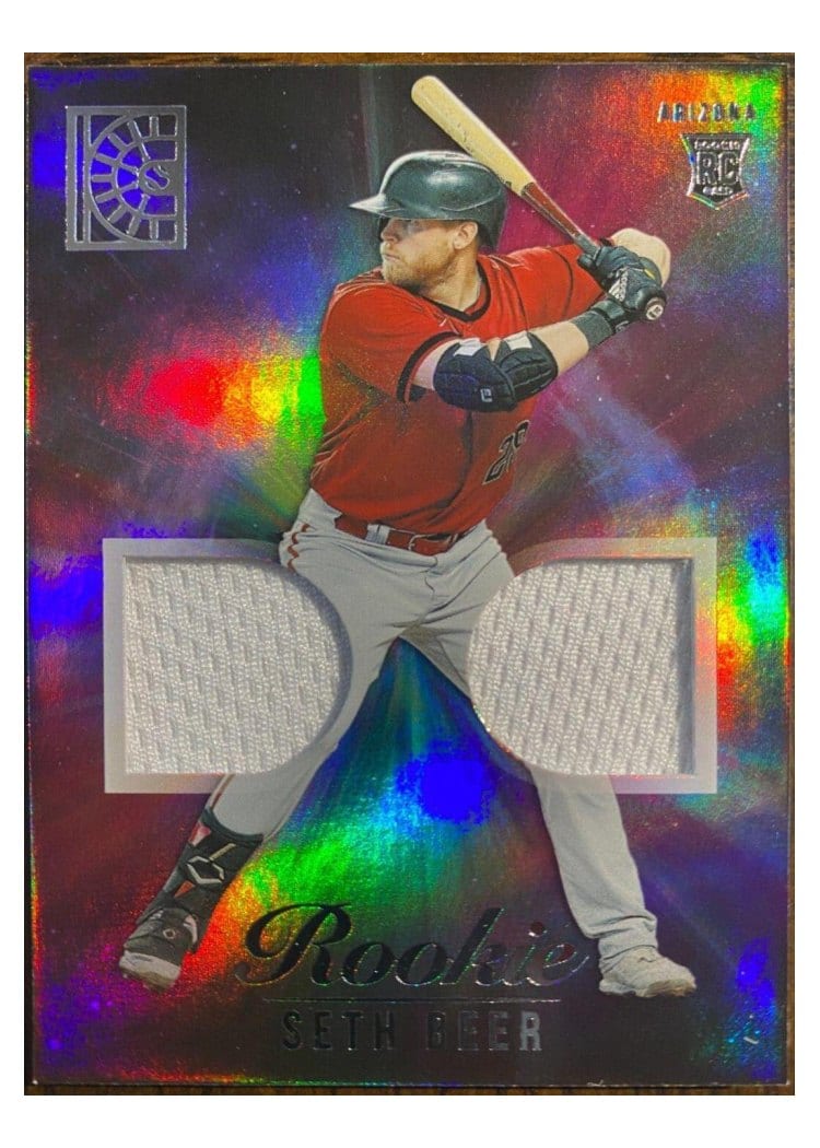 2022 Panini Capstone Rookie Dual Materials Seth Beer #RDM-SB card
