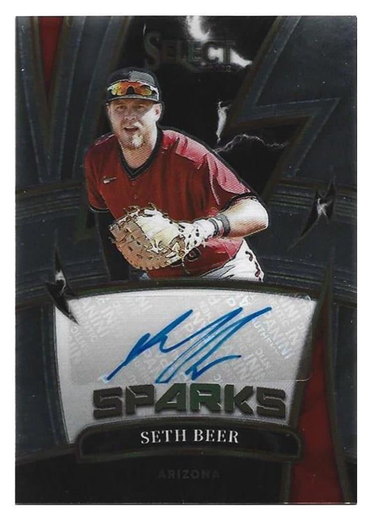 2022 Panini Select Sparks Signatures Seth Beer #SS-SE card