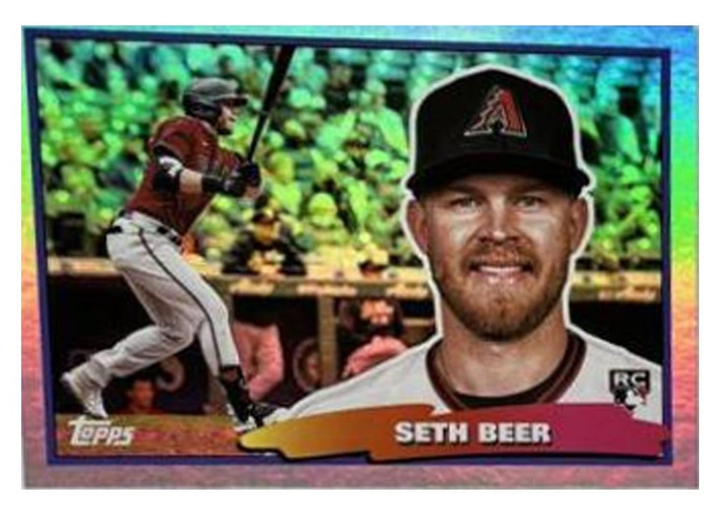 2022 Topps Archives 1988 Topps Big Foil Seth Beer #88BF-47 card