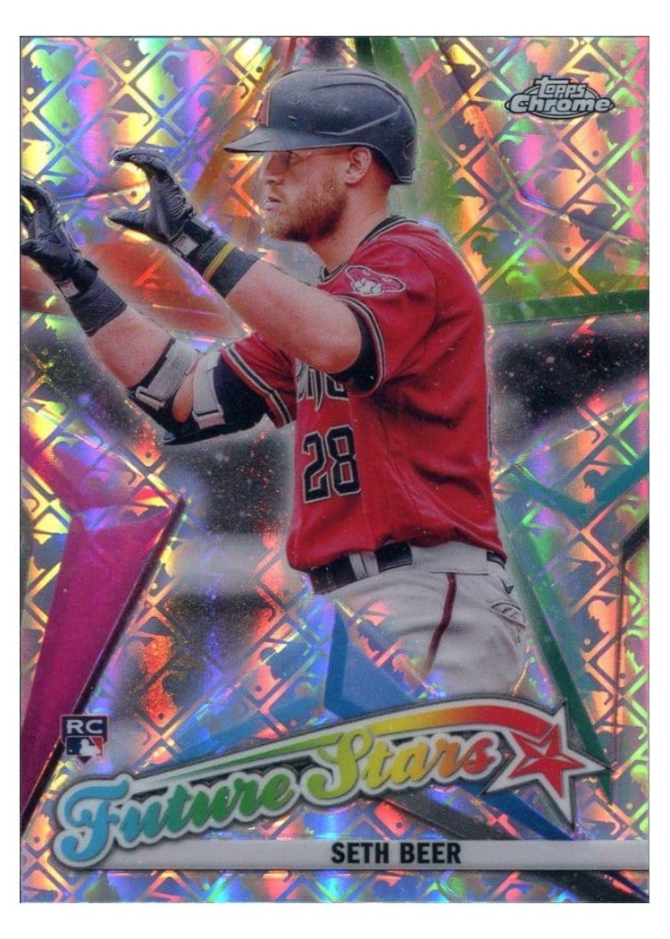 2022 Topps Chrome Logofractor Edition Future Stars Seth Beer #FS-4 card