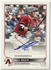 2022 Topps Mini Autographs Seth Beer #MA-SB card