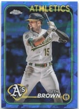 2024 Topps Chrome Sapphire Edition Base Set Seth Brown #79