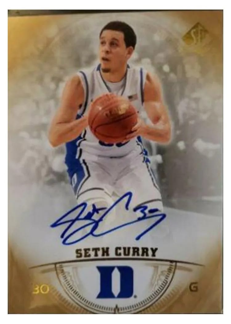 2013 SP Authentic Seth Curry #26 card