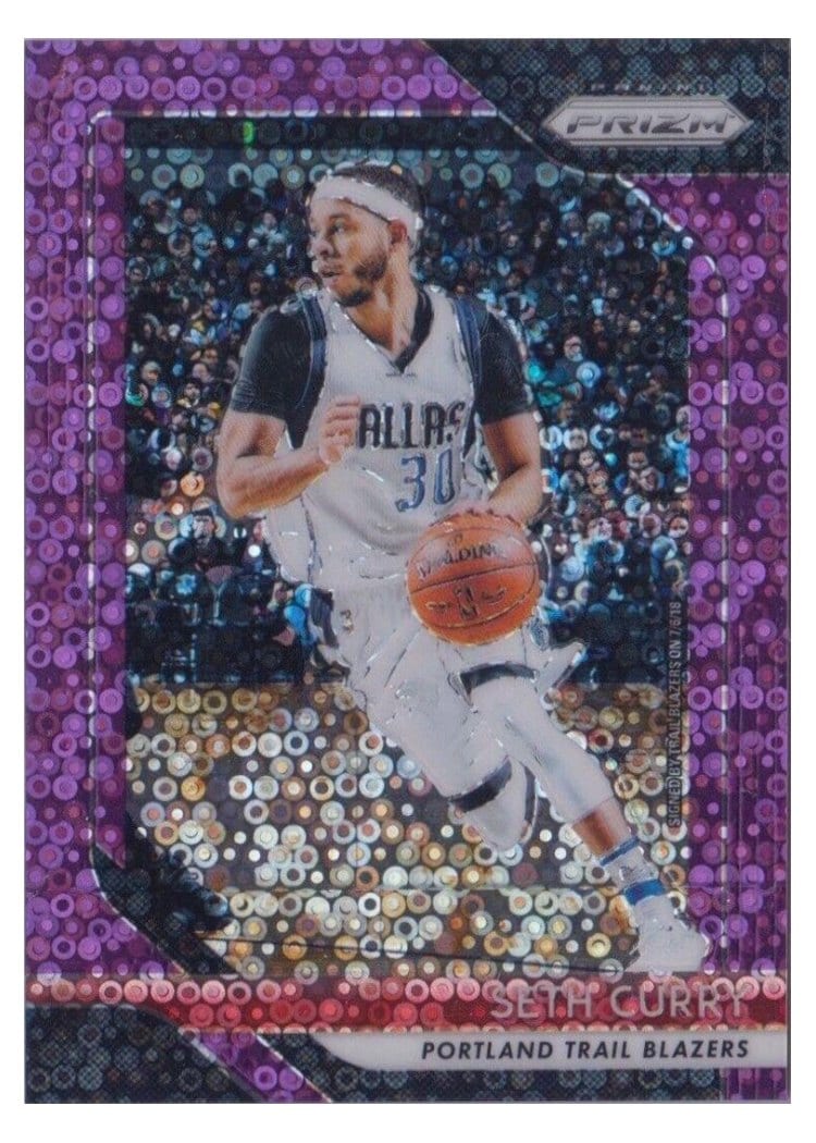 2018-19 Panini Prizm Base Set Seth Curry #131 card