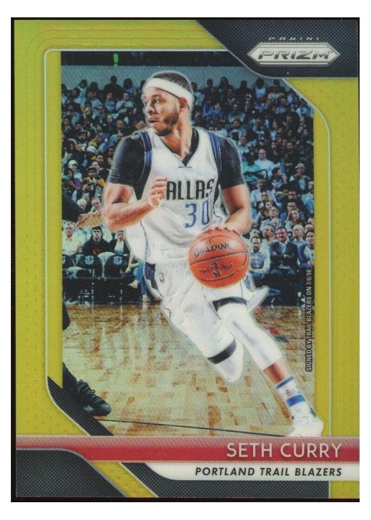 2018-19 Panini Prizm Base Set Seth Curry #131 card