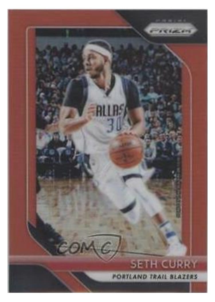 2018-19 Panini Prizm Base Set Seth Curry #131 card
